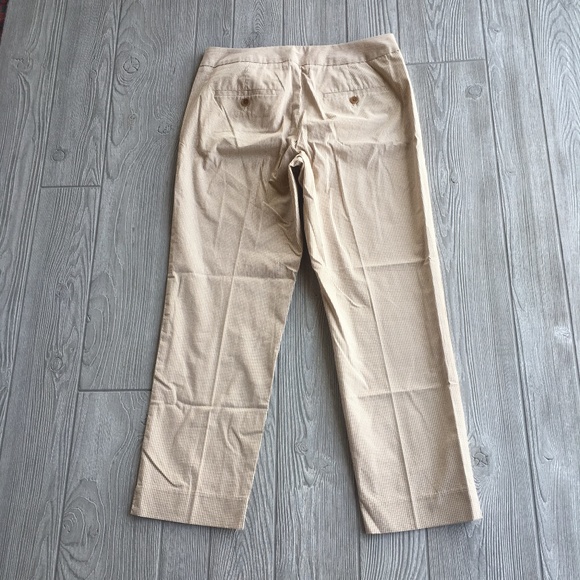 ❤️Talbots Curvy Ankle Straight leg Brown Size 4 - Picture 2 of 8